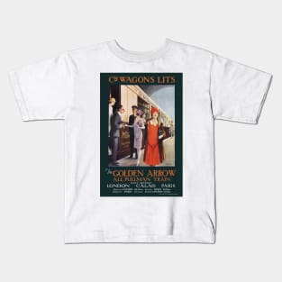 The Golden Arrow Vintage Poster 1925 Kids T-Shirt